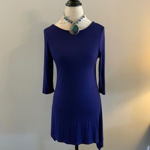 Lily by Firmiana, navy tunic, size S